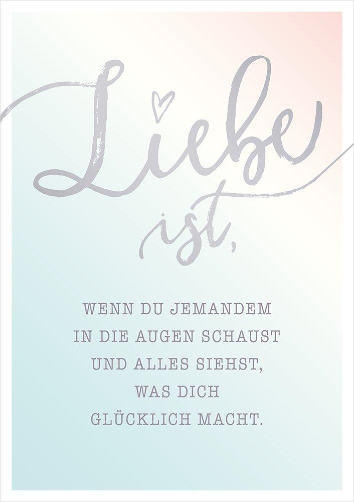 Ich liebe dich ️ Grafik Werkstatt