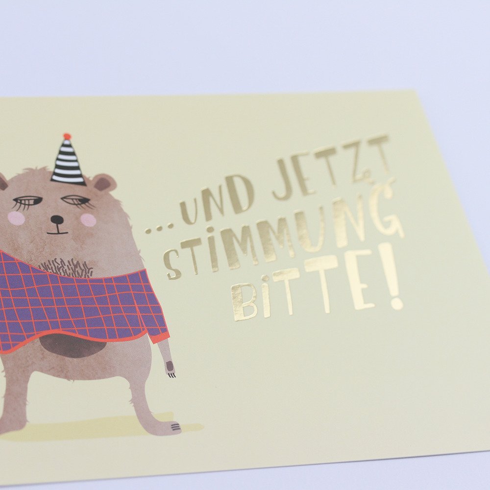 Stimmung bitte!