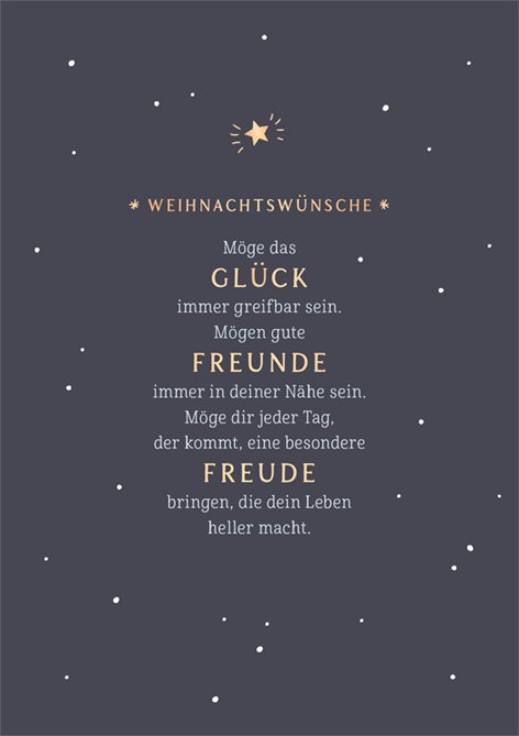 Weihnachtswünsche