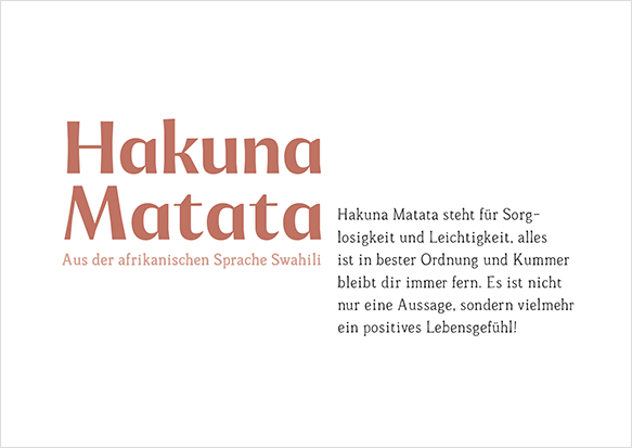 Hakuna Matata