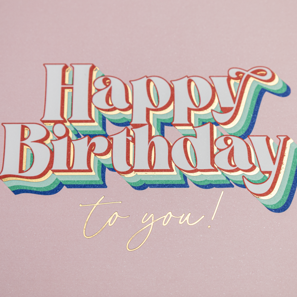 Happy Birthday to you!
