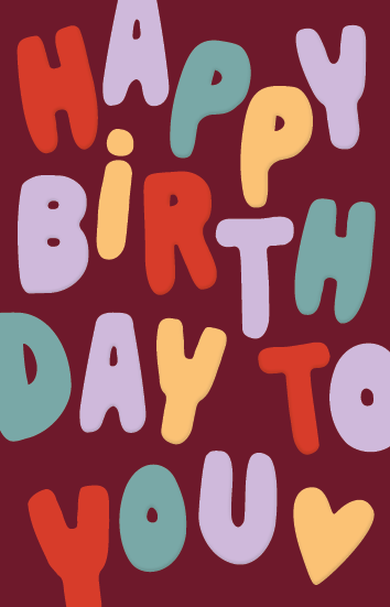 Happy Birthday to you