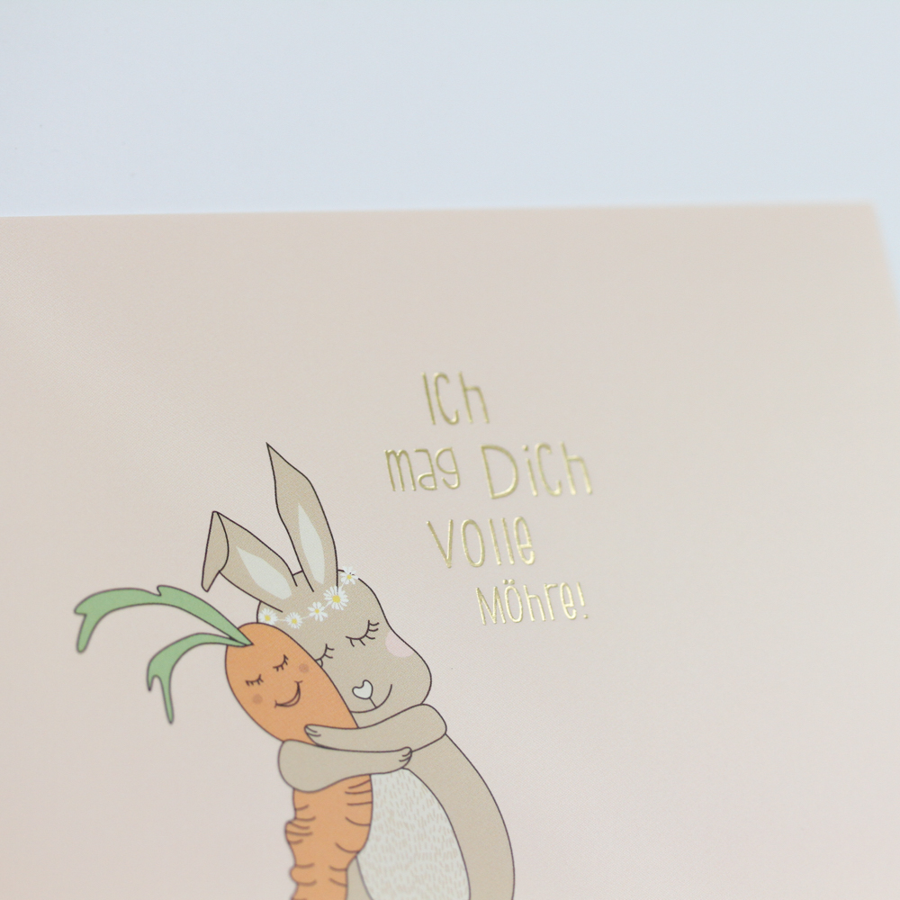 Ich mag Dich volle Möhre!