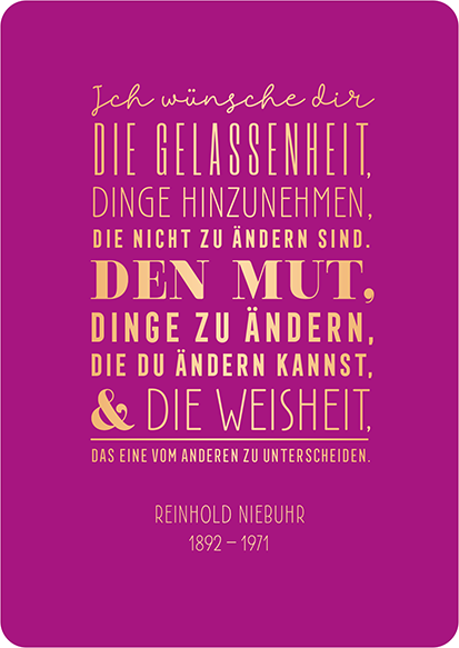 Ich wünsche dir...