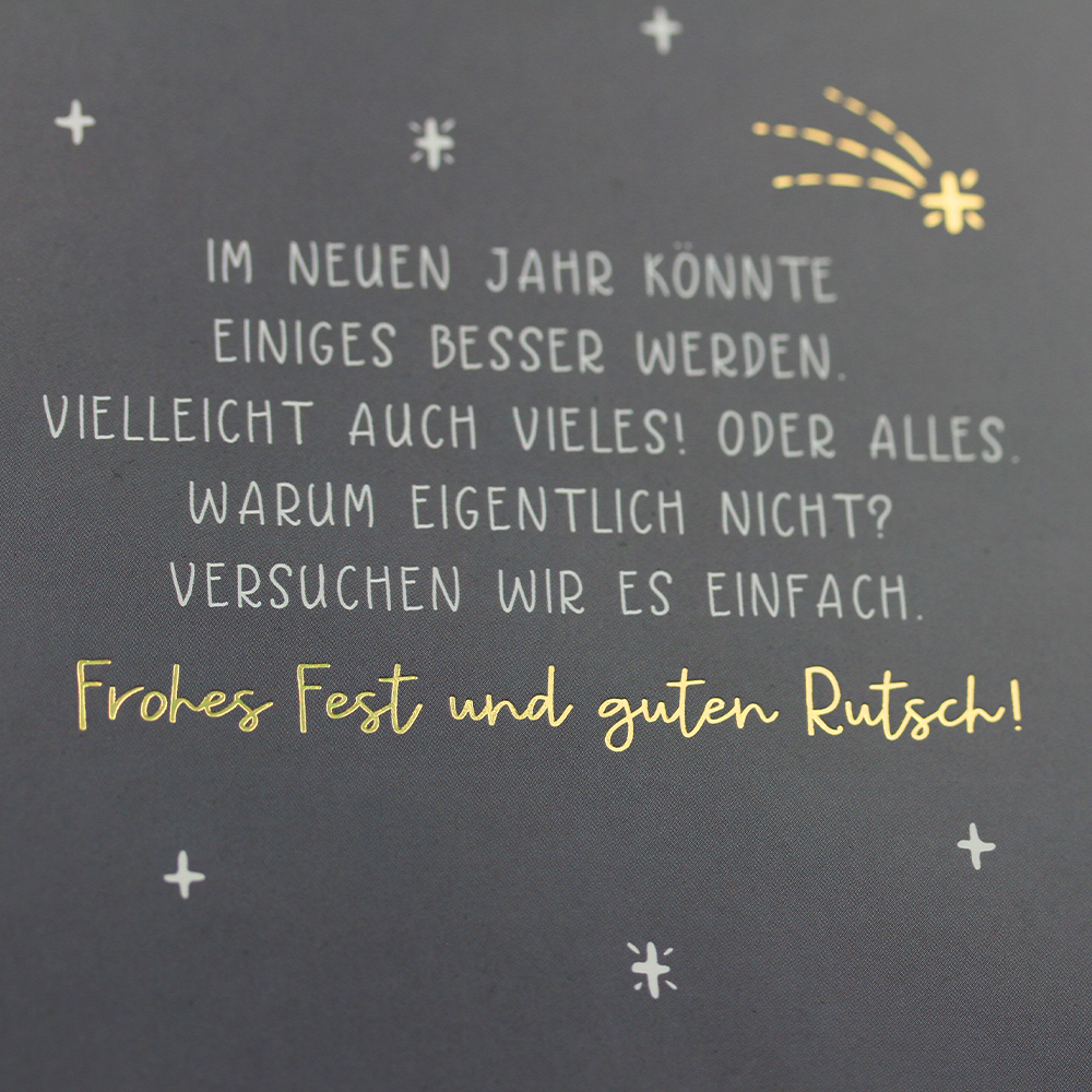 Im neuen Jahr...