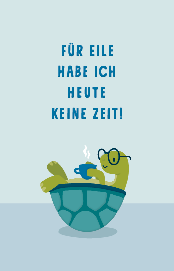 keine Zeit...