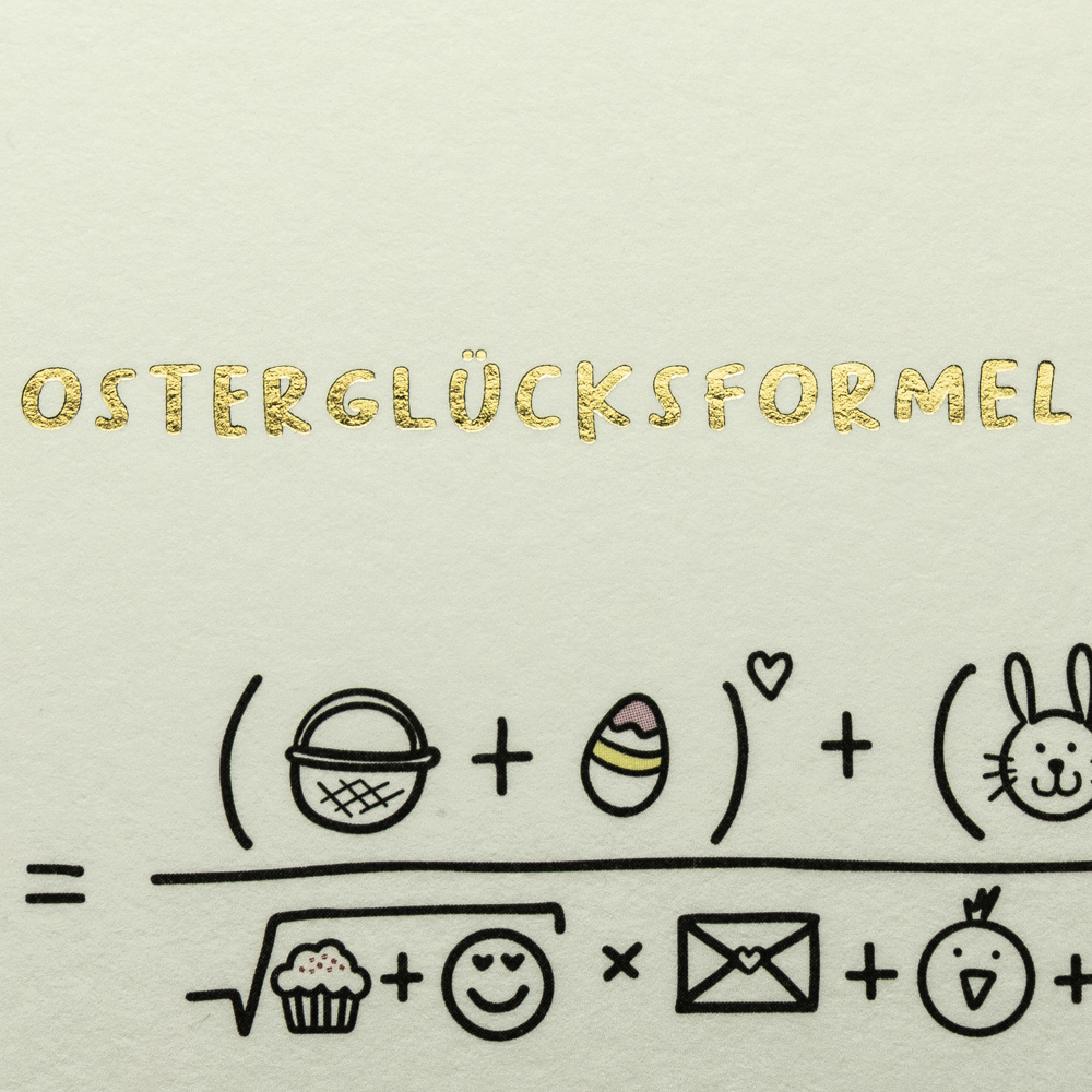 Osterglücksformel