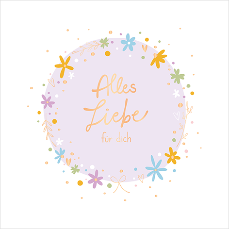 Alles Liebe für dich