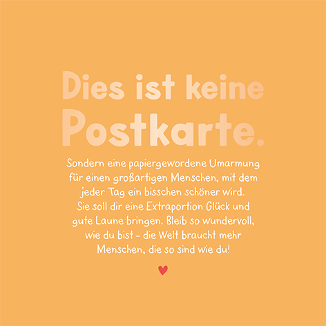 Dies ist keine Postkarte