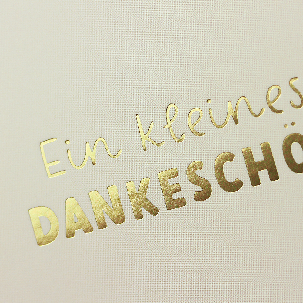 Ein kleines Dankeschön