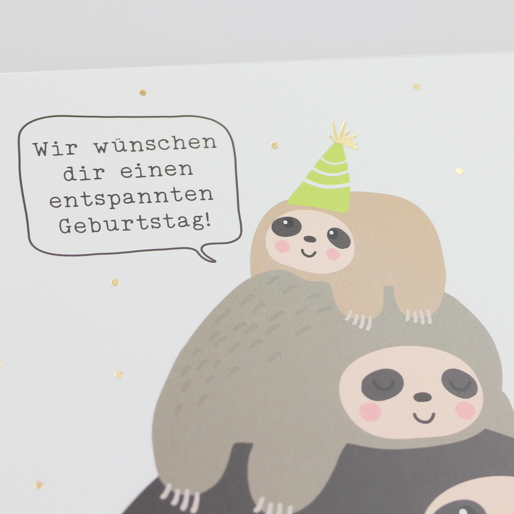 ... einen entspannten Geburtstag!