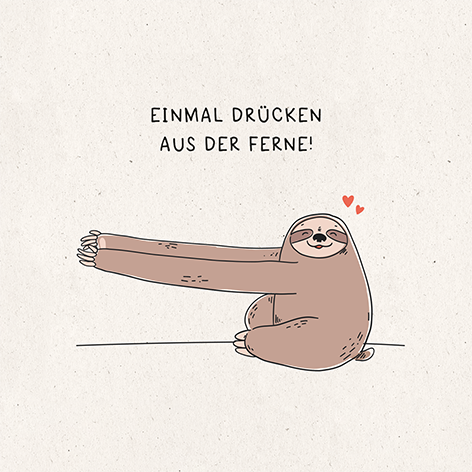 Einmal drücken...