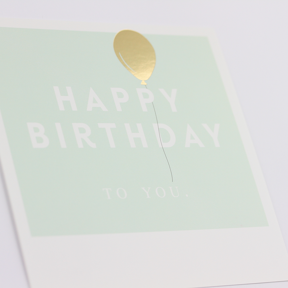 Happy Birthday to you.