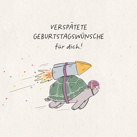 Verspätete Geburtstagswünsche... ️ Grafik Werkstatt