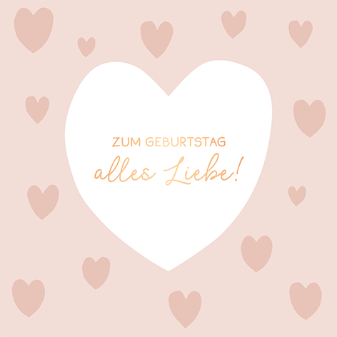 Zum Geburtstag alles Liebe!