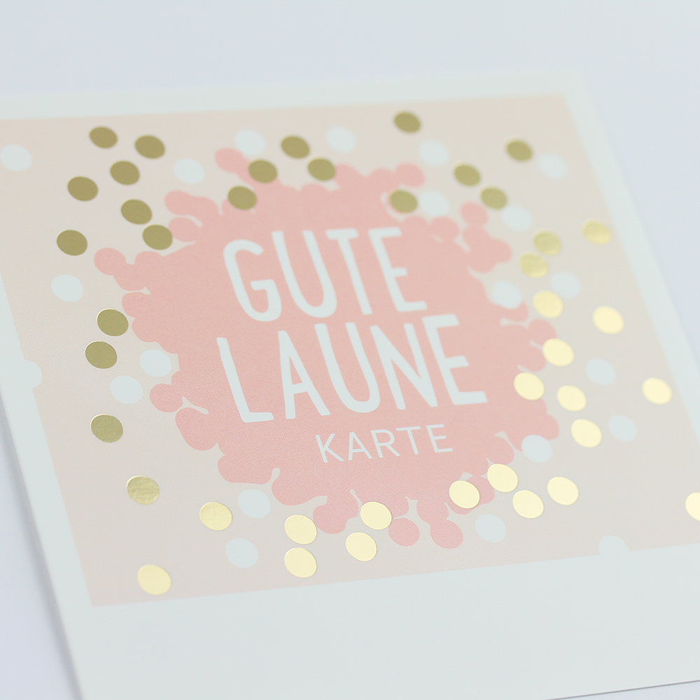 Gute Laune Karte
