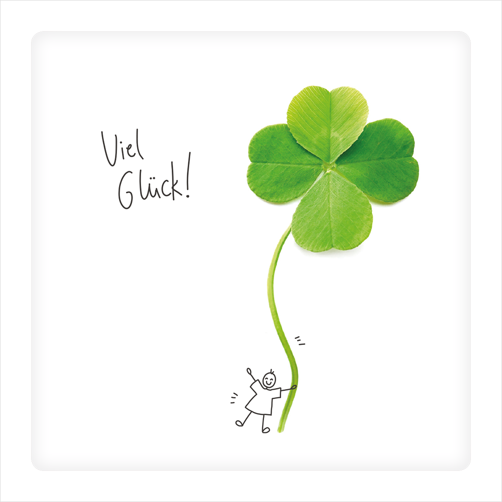 Viel Glück! ️ Grafik Werkstatt