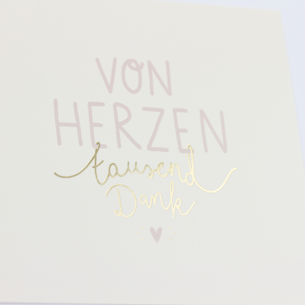 Von Herzen...