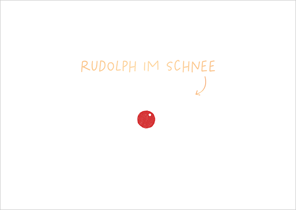 Rudolf im Schnee