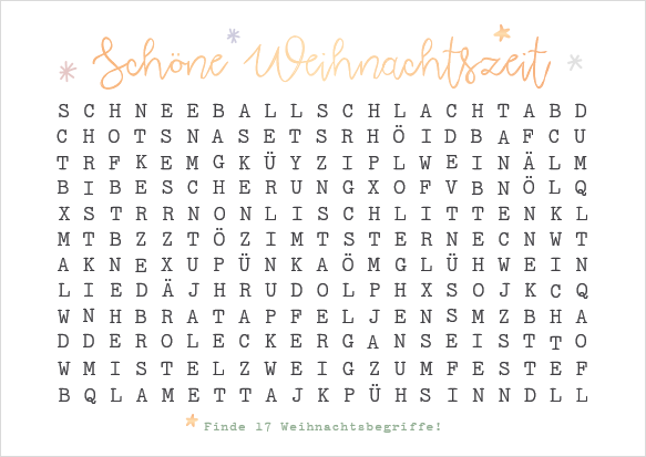 Schöne Weihnachtszeit...