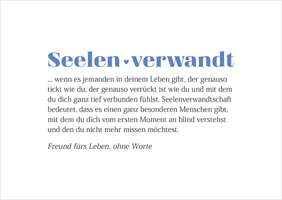 Seelenverwandt