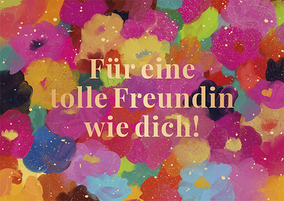 tolle Freundin...