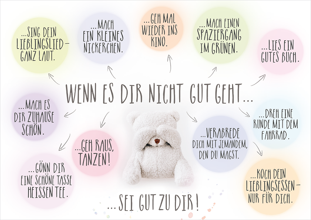 Was Tun Wenn Es Einem Nicht Gut Geht www.grafik-werkstatt.de