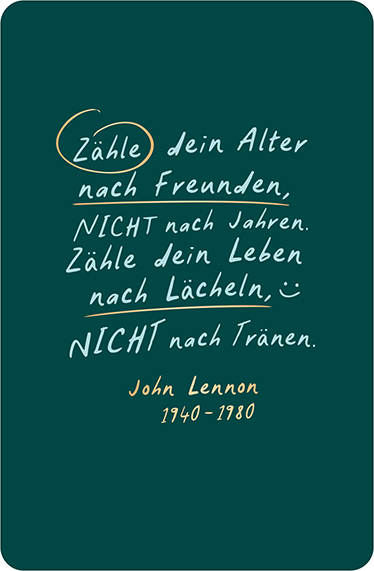 Zähle dein Alter...