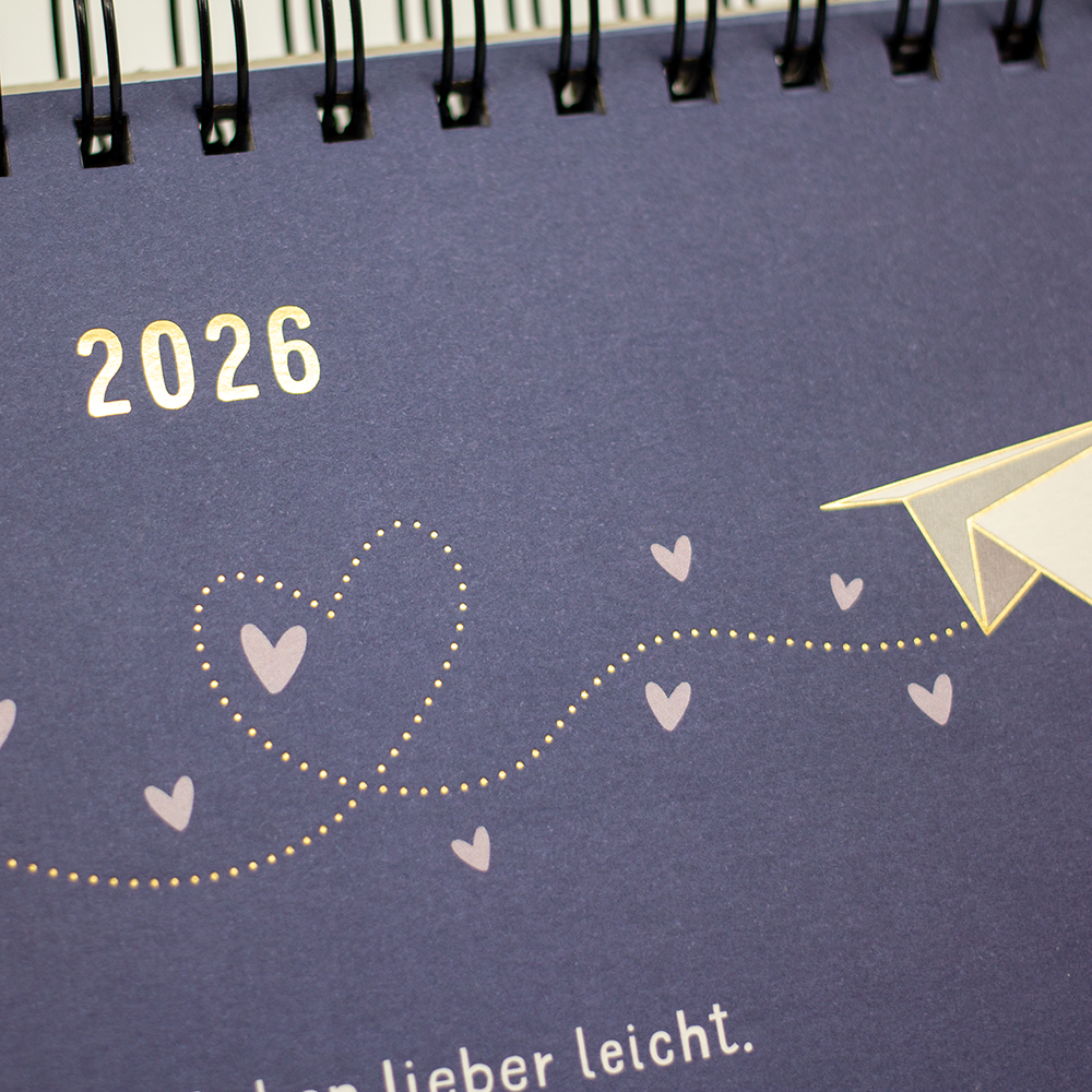 Wochenplaner 2026 Nimm das Leben lieber leicht (mit Kalendarium) 