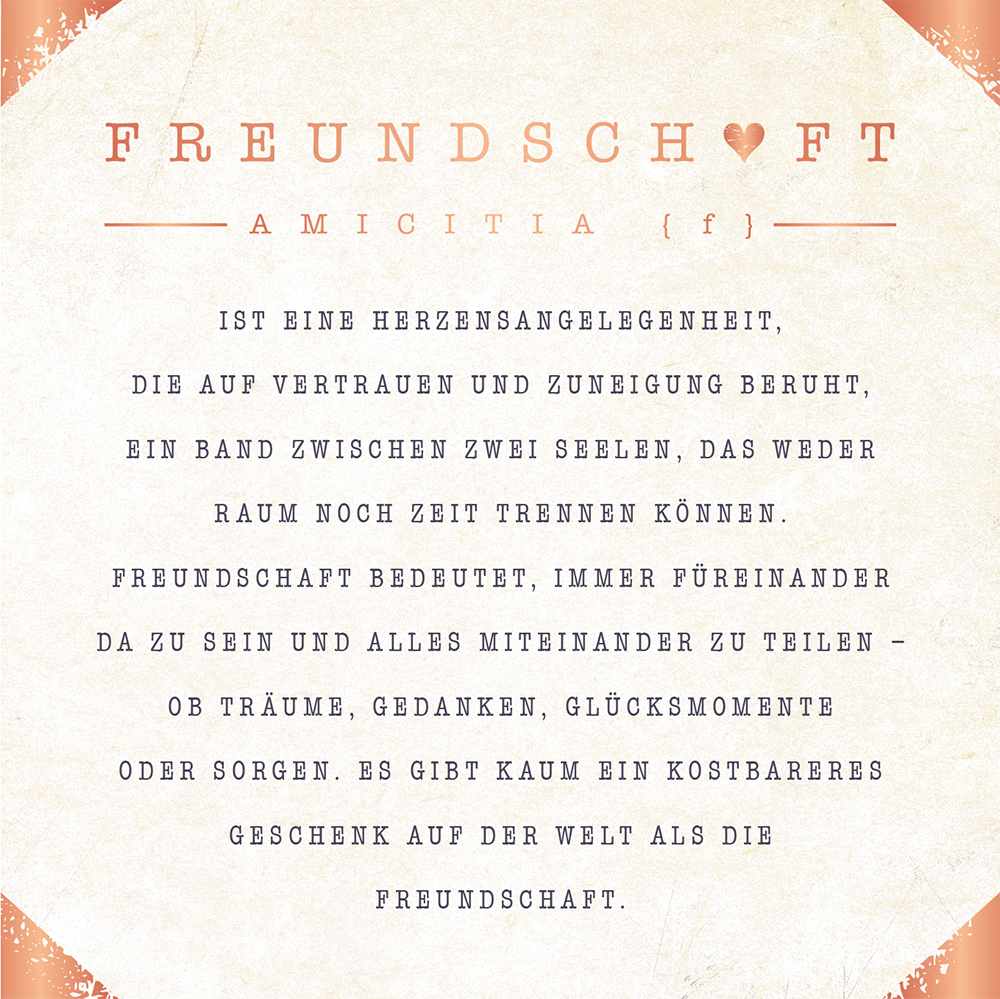 Freundschaft ️ Grafik Werkstatt