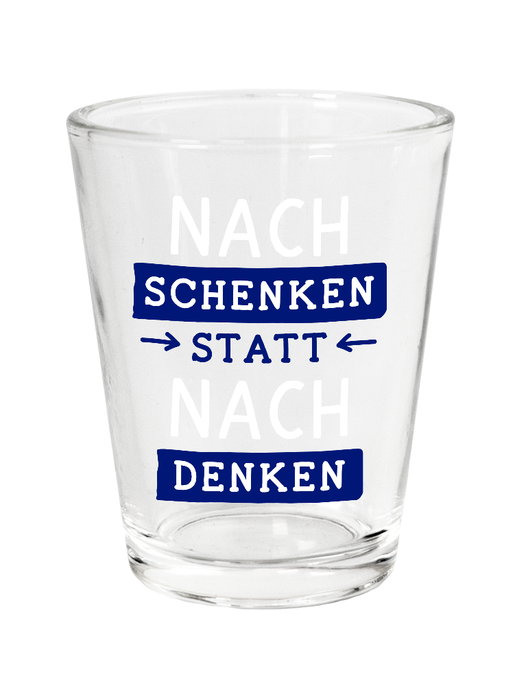 Nachschenken statt nachdenken