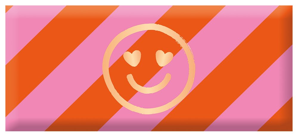 Smiley mit Herzaugen