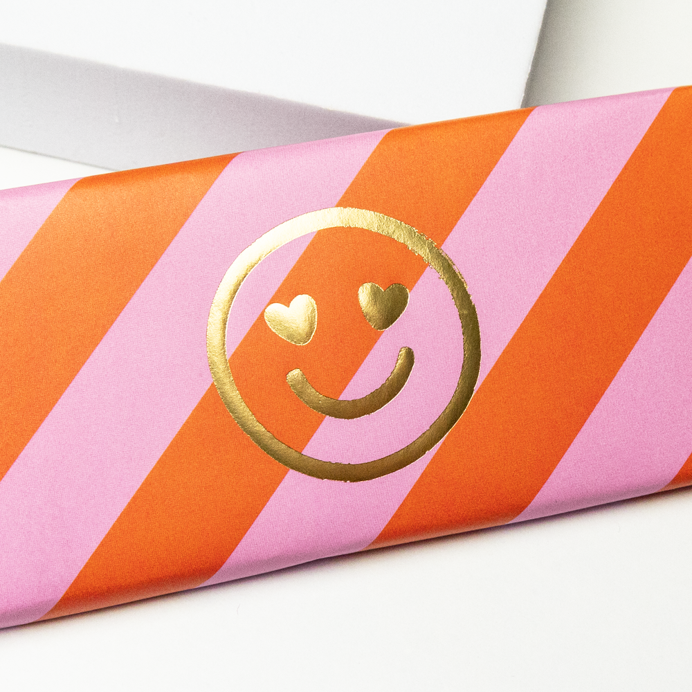 Smiley mit Herzaugen