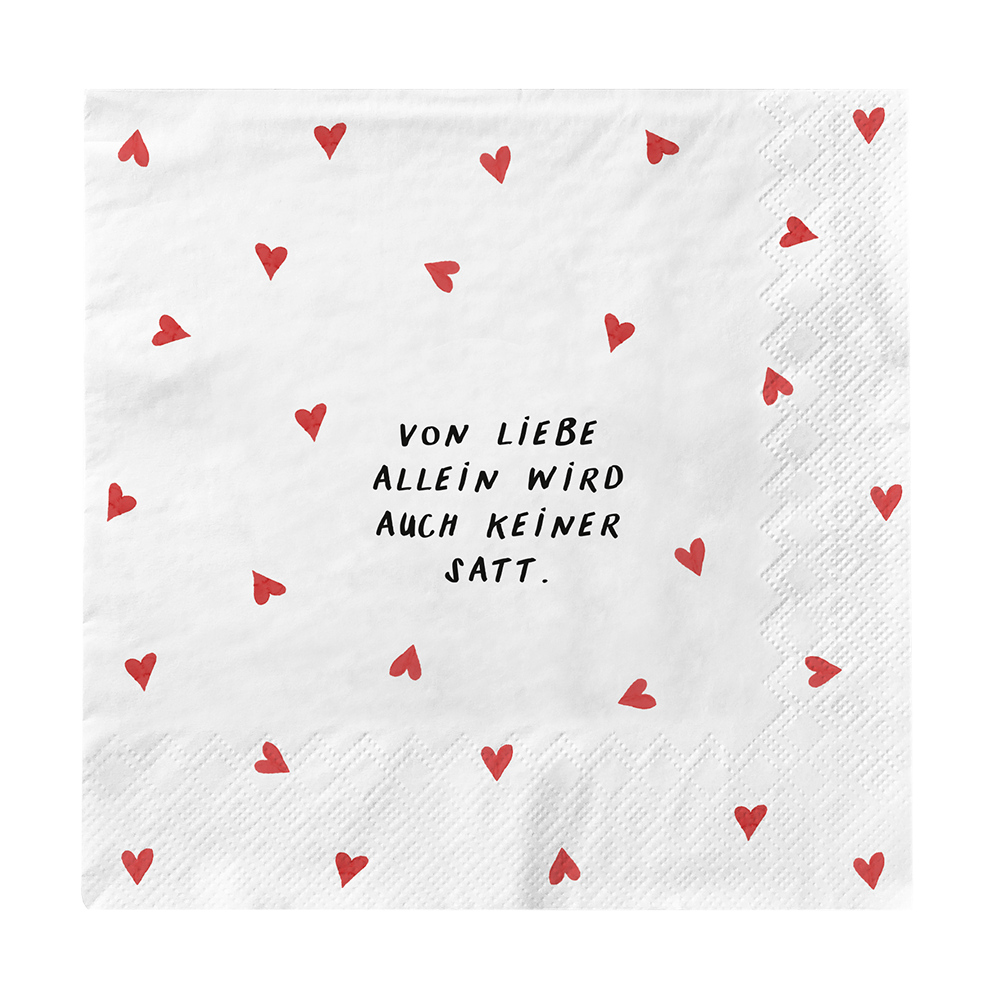 Schöne PapierServietten mit Spruch online kaufen besondere Geschenke