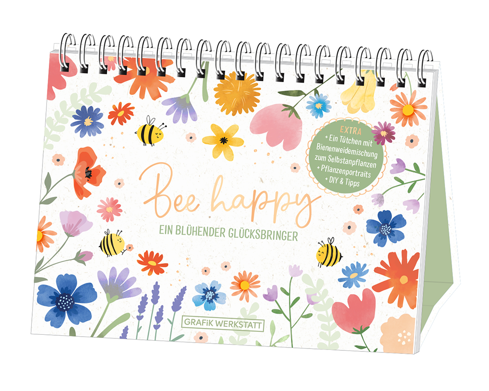 Spiralbuch klein Bee Happy 