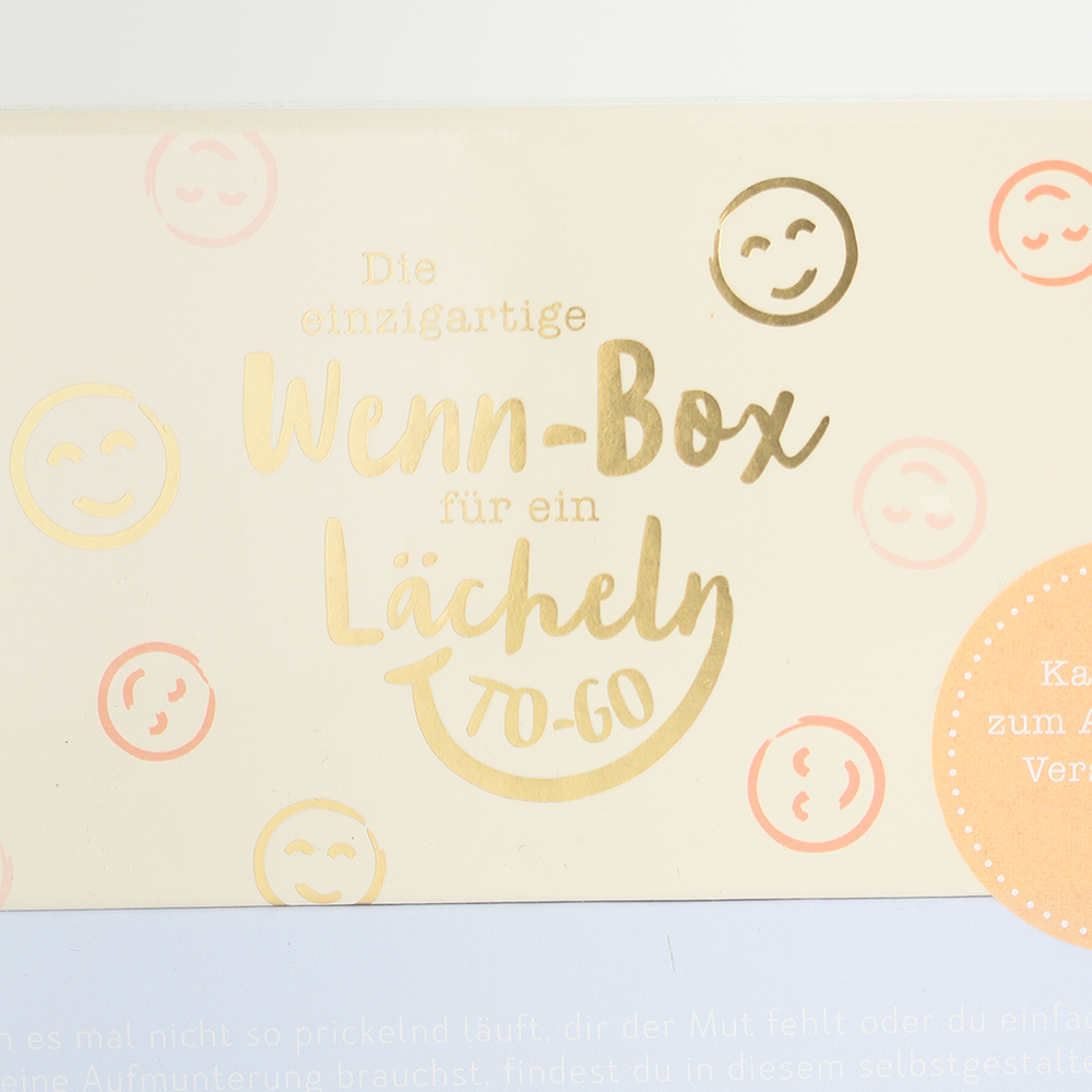 Wenn-Box Lächeln to go