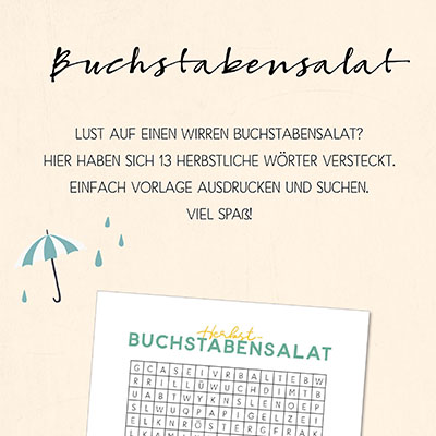 Buchstabensalat