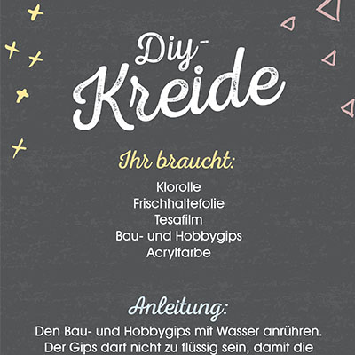 DIY-Kreide