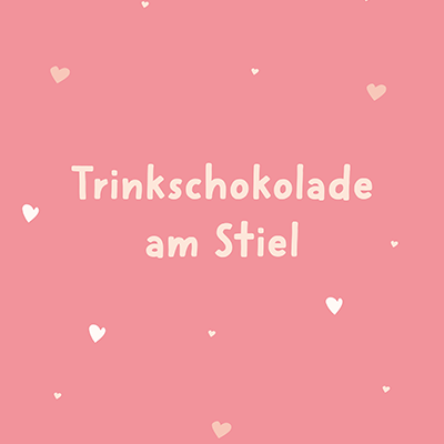 Trinkschokolade am Stiel