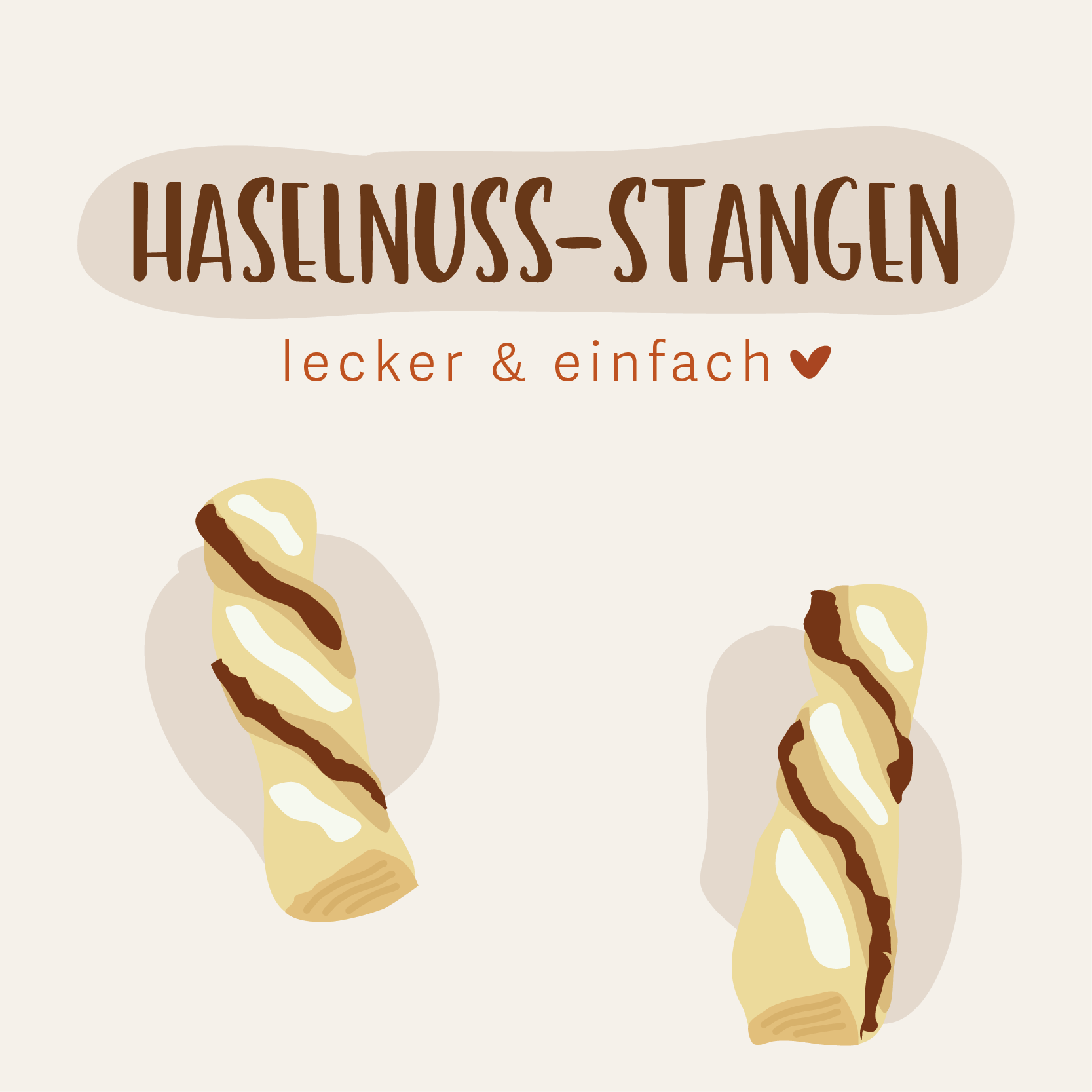 Rezept für Haselnuss-Stangen